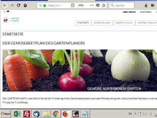 Gemüsegarten Planer Gartenplaner online gp24.net
